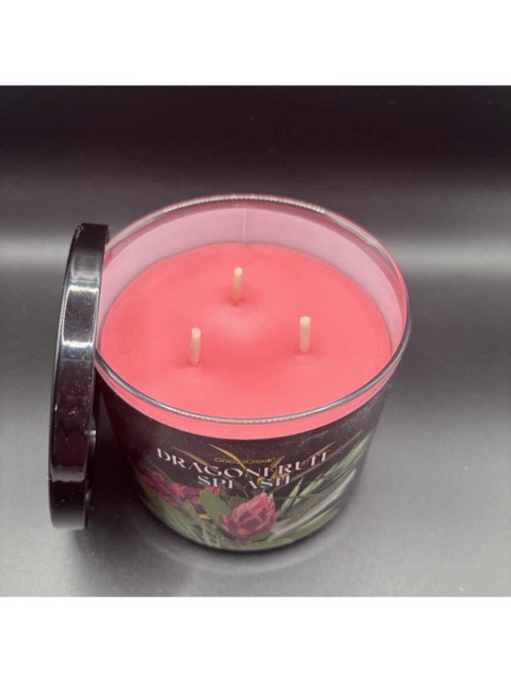 Goose Creek Dragon Fruit Splash 3 Wick Jar Candle 14.5 oz Mango Peach Guava Pink - Picture 9 of 15
